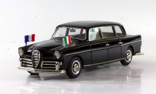 Модель 1:43 Alfa Romeo 1900L Ministeriale Francis Lombardi - 1952 (Visita C.De Gaulle Milano 1959)