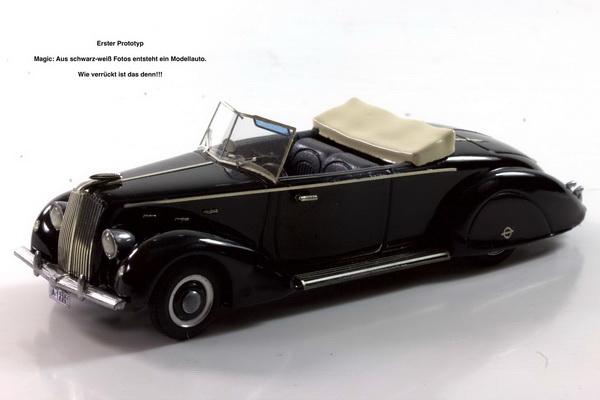 Opel Admiral Sport-Cabriolet von Erdmann & Rossi - 1938 (L.e.25 pcs) AP-13 Модель 1:43