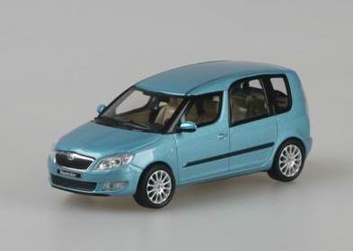 skoda roomster (facelift) - miami blue met 018KI Модель 1:43