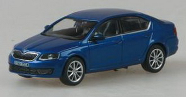 Модель 1:43 Skoda Octavia III - blue race met
