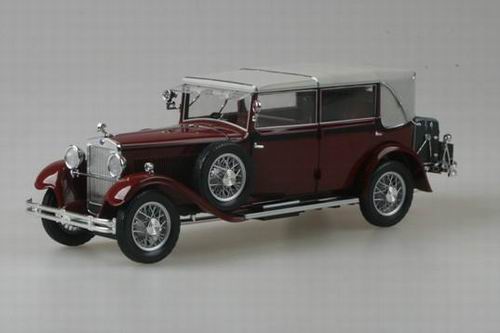 Модель 1:18 Skoda 860 Cabrio (closed) - dark red/light grey