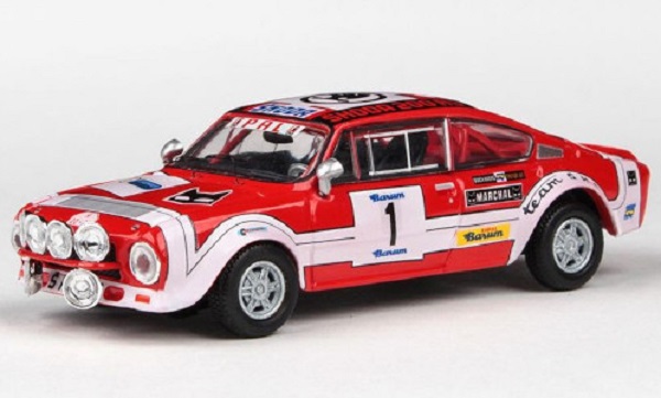 Модель 1:43 Skoda 200RS (1974) - Rallye Jeseniky 1974 #84 Sedivy - Janecek