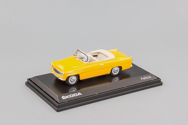 Skoda Felicia Roadster (1963) Orange Yellow 703GD Модель 1:43