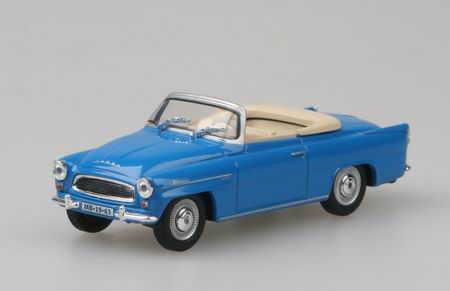 Модель 1:43 Skoda Felicia Roadster - blue light