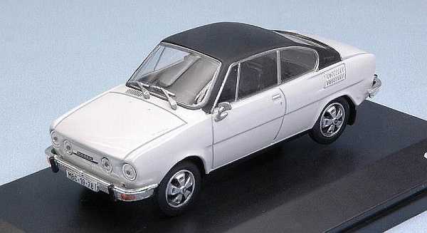 Модель 1:43 Skoda 110 R Coupe - white/black