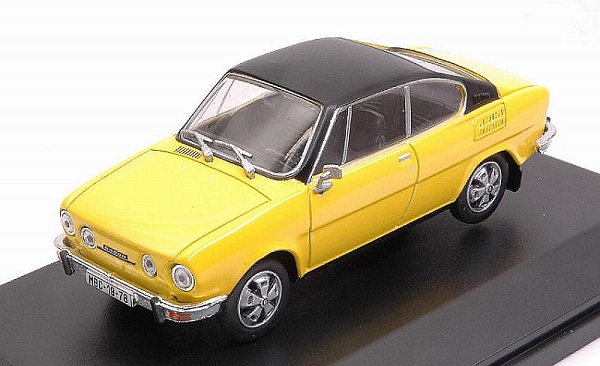Модель 1:43 Skoda 110 R Coupe - solar yellow/black