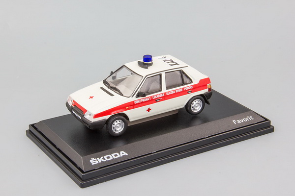 Модель 1:43 Skoda Favorit 136L (1988) - Rescue Car CZ