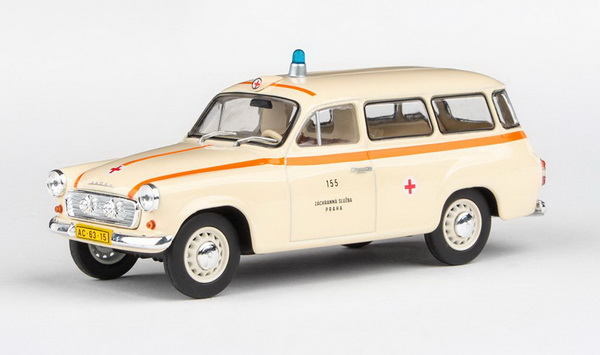 Модель 1:43 Skoda 1202 (1964) - Ambulance - Prague 155