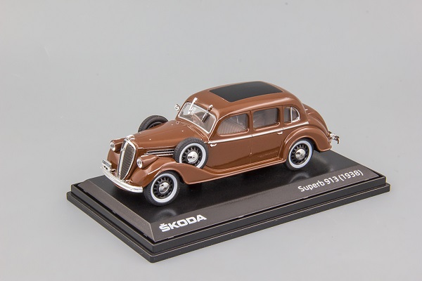 Модель 1:43 Skoda Superb 913 (1938) Brown