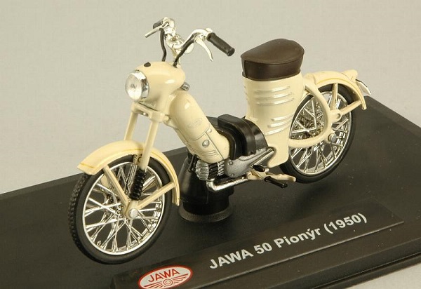 Модель 1:18 Jawa 50 Pionyr 1950 Cream