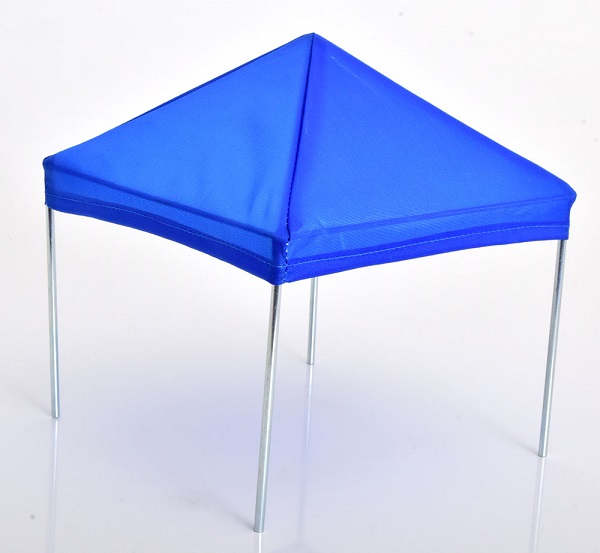 Модель 1:18 Zelt-Pavillion, blau/silber