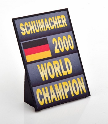Pitboard World Champion 2000 (Michael Schumacher)