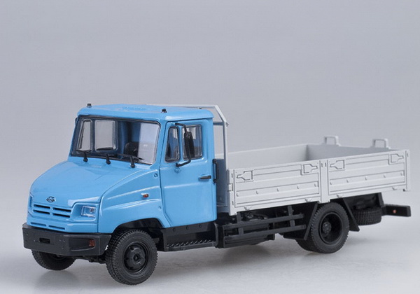ЗиЛ-5301 "Бычок" - голубой/серый 100220.BG Модель 1:43