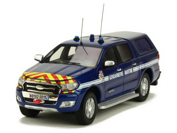 Модель 1:43 Ford Ranger PickUp «Gendarmerie Maritime» - blue (L.E.250pcs)