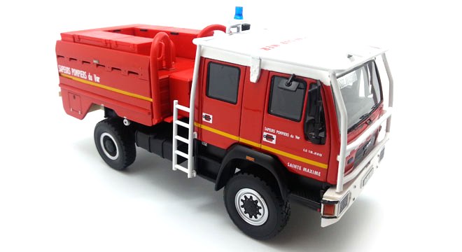 man gimaex ccf truck double cabine gicar - sapeurs pompiers ALERTE014 Модель 1:43
