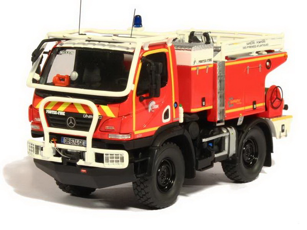 mercedes-benz unimog u20 ccf pompiers s.d.i.s 64 ALERTE043 Модель 1:43