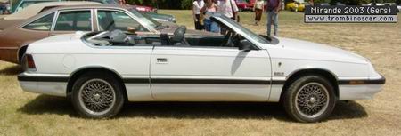 Модель 1:43 Chrysler LeBaron Cabrio Pace Car Indy (Заводская сборка/Factory Built)