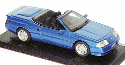 alpine gta turbo cabrio-pahnhenrich-carr.originale- blue met ALEMAC017 Модель 1:43