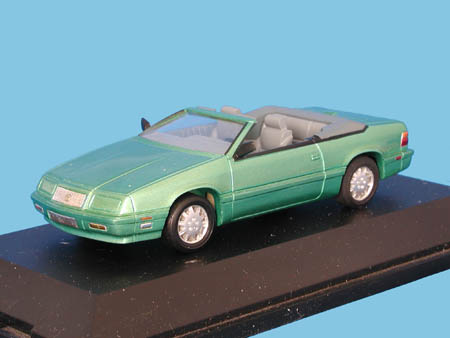 chrysler lebaron cabrio - green met ALEM146 Модель 1:43
