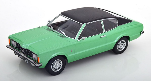 Ford Taunus GT Coupe with vinyl roof - 1971 - Green metallic KKDC181004 Модель 1:18
