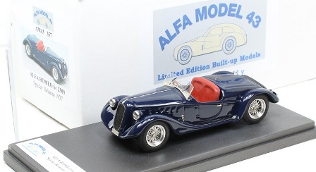 Модель 1:43 Alfa Romeo 6C 2300 Spider Brianza - blue