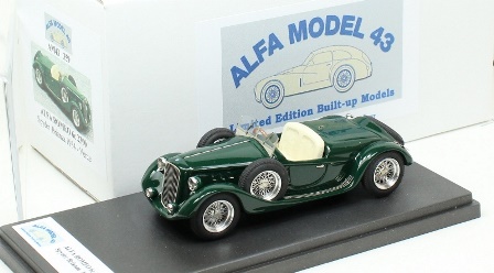 Модель 1:43 Alfa Romeo 6C 2300 Spider Brianza - green