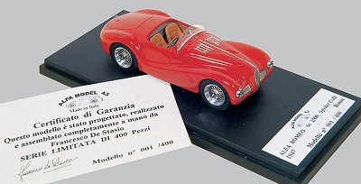 Модель 1:43 Alfa Romeo 6c 2500 Spyder Colli - street red