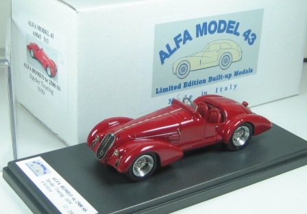 Модель 1:43 Alfa Romeo 6c 2500 SS Spyder Touring - red № 915014