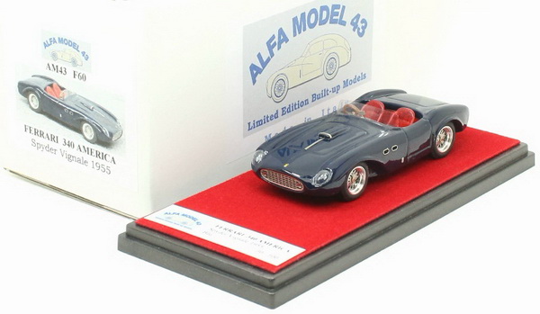 Модель 1:43 Ferrari 340 America Spider Vignale 1955 - Blue