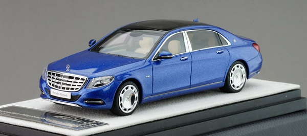 Модель 1:43 Mercedes-Benz S-class S 600 Maybach V12 Biturbo - blue (L.E.999pcs)