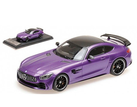 Модель 1:43 Mercedes-Benz GT-R AMG V8 Biturbo - purple/carbon