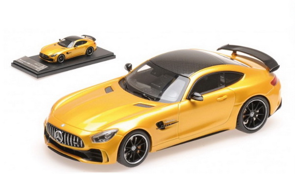 Модель 1:43 Mercedes-Benz GT-R AMG V8 Biturbo - yellow solarbeam met/carbon