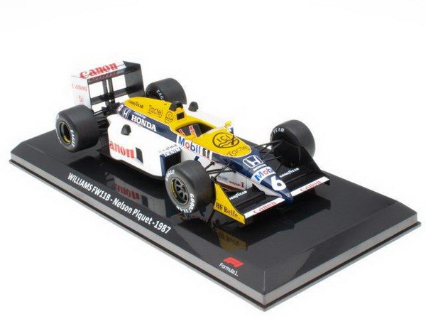 Модель 1:24 Williams Honda FW11B №6 «Canon» World Champion (Nelson Piquet)