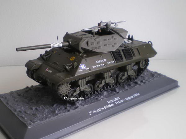 Модель 1:43 M-10 Tank Destroyer - серия «Chars de Combat de la Seconde Guerre Mondiale» №10 (с журналом)