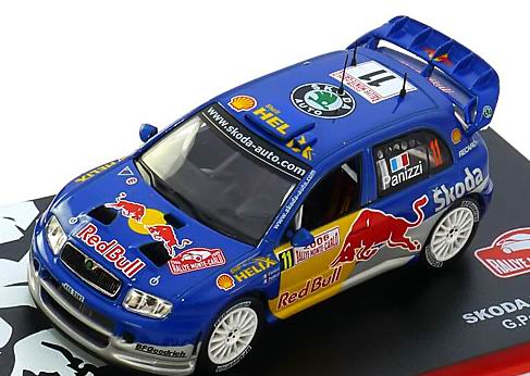 Модель 1:43 Skoda Fabia WRC №11 «Red Bull» Rallye Monte-Carlo (Gilles Panizzi - Herve Panizzi)