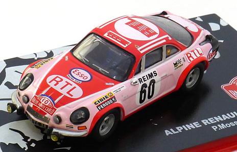 Модель 1:43 Alpine Renault A110 1600 S №60 Rallye Monte-Carlo (P.Moss - L.Crelin)