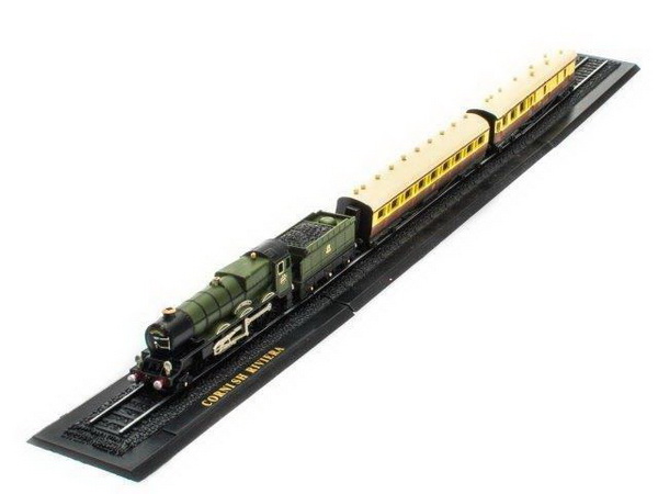 Модель 1:220 локомотив и два вагона 