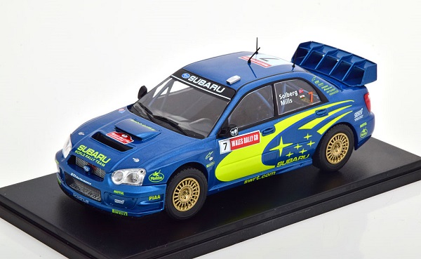 Модель 1:24 Subaru Impreza S9 WRC №7 Rally Wales (Solberg - Miles)