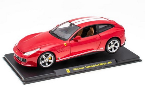 Модель 1:24 Ferrari GTC4 Lusso 2016 Red (Inspired by the F2003 2003)