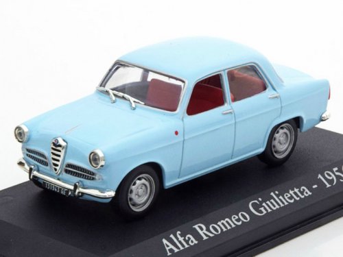 alfa romeo giulietta 1956 light blue AD20 Модель 1:43