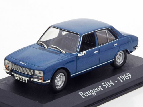 Модель 1:43 Peugeot 504 1969 Blue