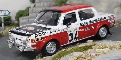 Модель 1:43 Simca 1000 S №34 Rallye de Orense (Juan Carlos Onoro - Juanjo Lacalle)
