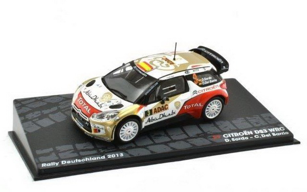 Модель 1:43 Citroen DS3 WRC №3 Winner Rally Deutschland (Daniel Sordo - Carlos Del Barrio)