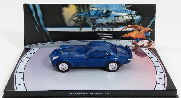 batman - batmobile - odyssey 1 - blue met BATCOL063 Модель 1:43