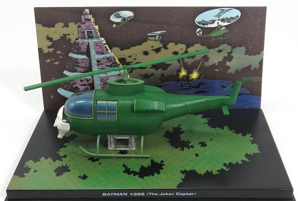 Модель 1:43 BATMAN - THE JOKER COPTER 366 - green