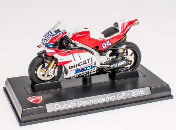 Модель 1:24 Ducati Desmosedici GP №04 - red/white
