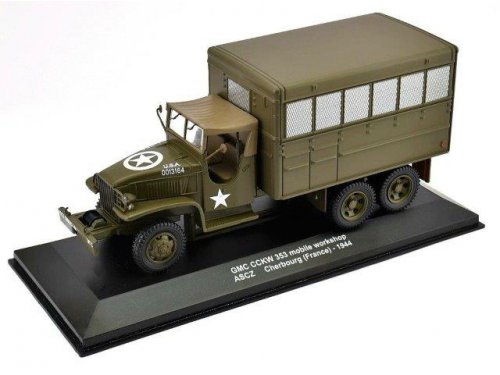 gmc cckw 353 6х6 mobile workshop ascz cherbourg Франция 1944 EX45 Модель 1:43