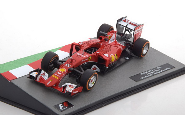 Модель 1:43 Ferrari SF15-T №5 GP Malaysia (Sebastian Vettel) (Altaya F1 Collection)