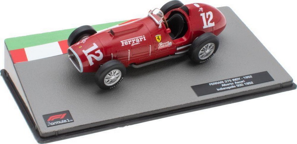 ferrari 375 indy #12 "scuderia ferrari" alberto ascari indianapolis 500 Чемпион мира 1952 F1M039 Модель 1:43