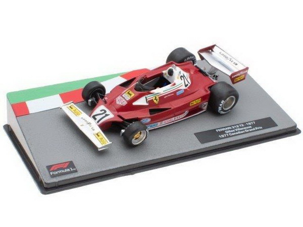 FERRARI 312 T2 #21 "Scuderia Ferrari" Gilles Villeneuve Canadian GP 1977 F1M045 Модель 1 43